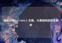 使命召唤16（COD16）充值，从基础到进阶全解析