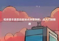 暗夜猎手薇恩技能加点深度剖析，从入门到精通