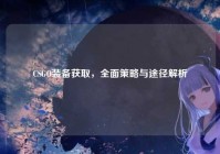 CSGO装备获取，全面策略与途径解析