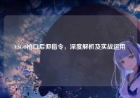 CSGO枪口后仰指令，深度解析及实战运用