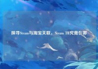 探寻Steam与淘宝关联，Steam TB究竟在哪
