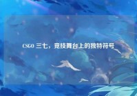 CSGO 三七，竞技舞台上的独特符号