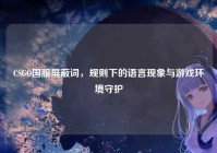 CSGO国服屏蔽词，规则下的语言现象与游戏环境守护