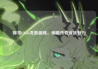 探寻CSGO龙狙视频，领略传奇皮肤魅力