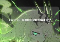 CSGO在5E开局掉帧的成因与解决探究