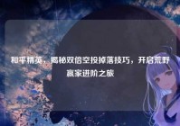 和平精英，揭秘双倍空投掉落技巧，开启荒野赢家进阶之旅