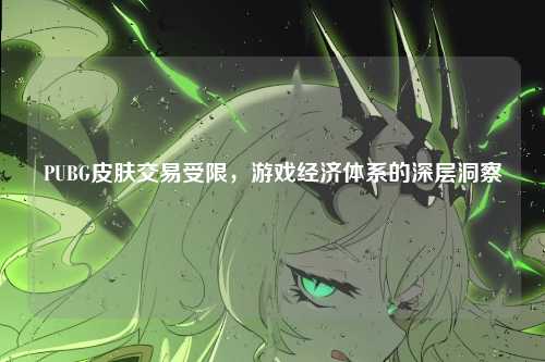 PUBG皮肤交易受限,游戏经济体系的深层洞察