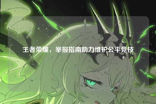 王者荣耀,举报指南助力维护公平竞技