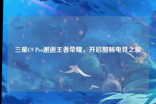 三星C9 Pro邂逅王者荣耀,开启酣畅电竞之旅