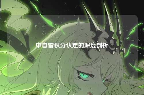 中自雷积分认定的深度剖析